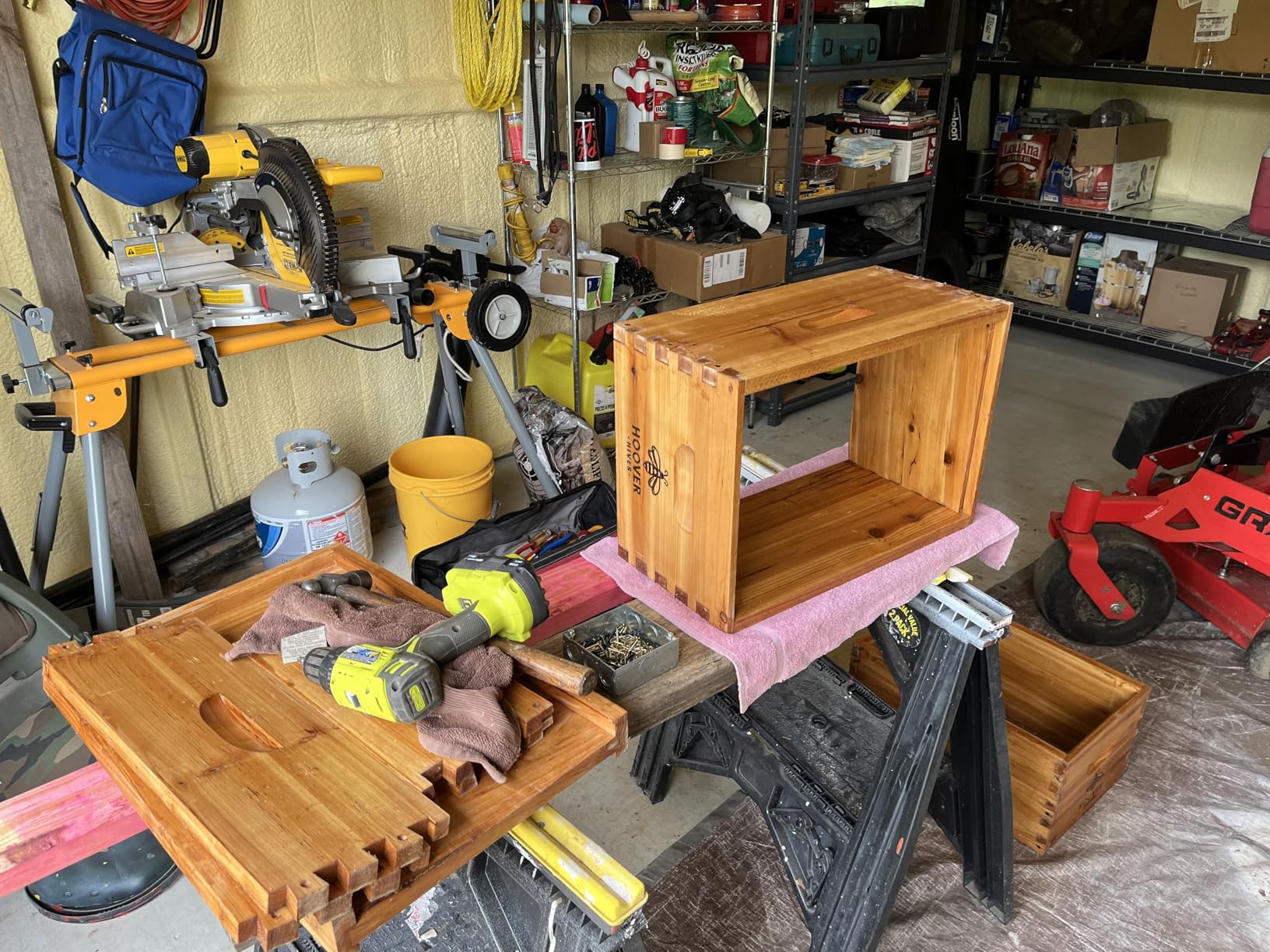 Hoover Hives Complete 8-Frame Beehive Kit - Wax-Coated Fir Wood, Includes 2 Deep Brood Boxes, 1 Medium Super, Langstroth Frames & CellTech Foundations customer photo 2