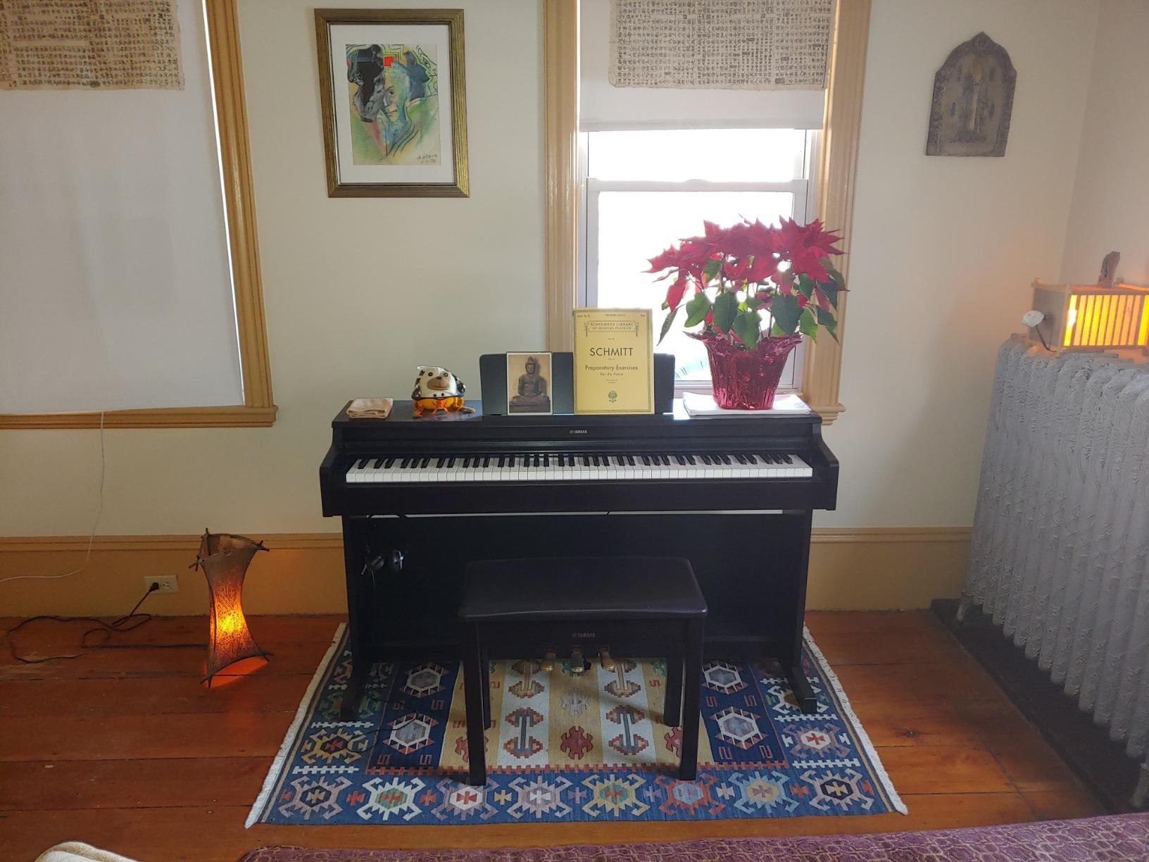 Yamaha YDP164 Arius Series Piano with Bench, Dark Rosewood customer photo 2