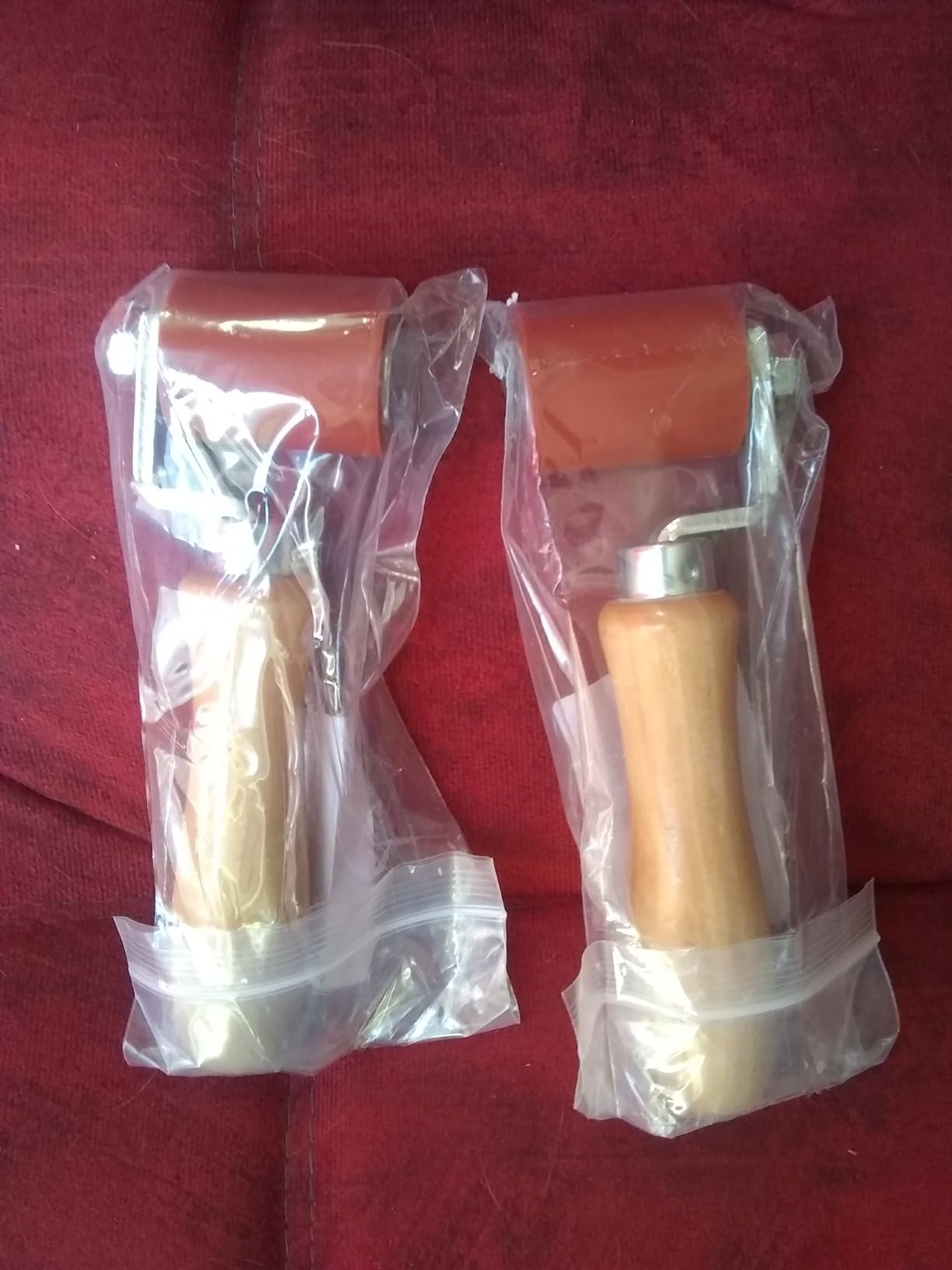 1-3/4 Inch Professional Heavy Duty 45mm Silicone Seam Roller for PVC/TPO/EPDM Roofing Vinyl Decking Membrane and Tarpaulin Banner Welding, Automotive Audio Sound Deadening Silicone Hand Roller customer photo 1