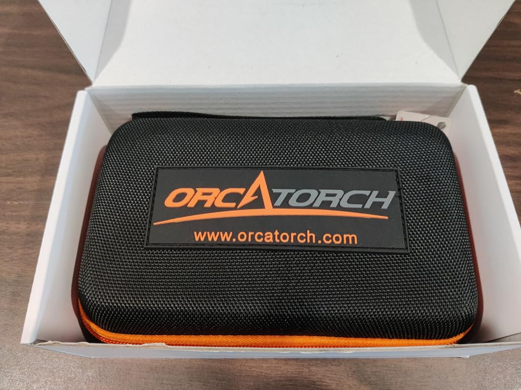 ORCATORCH D530 Scuba Dive Light, 1500 Lumens, 7 Degrees Narrow Beam Angle, Titanium Alloy Side Button Switch, 3 Lighting Modes, with Battery Indicator, for Underwater 150 Meters Diving customer photo 2