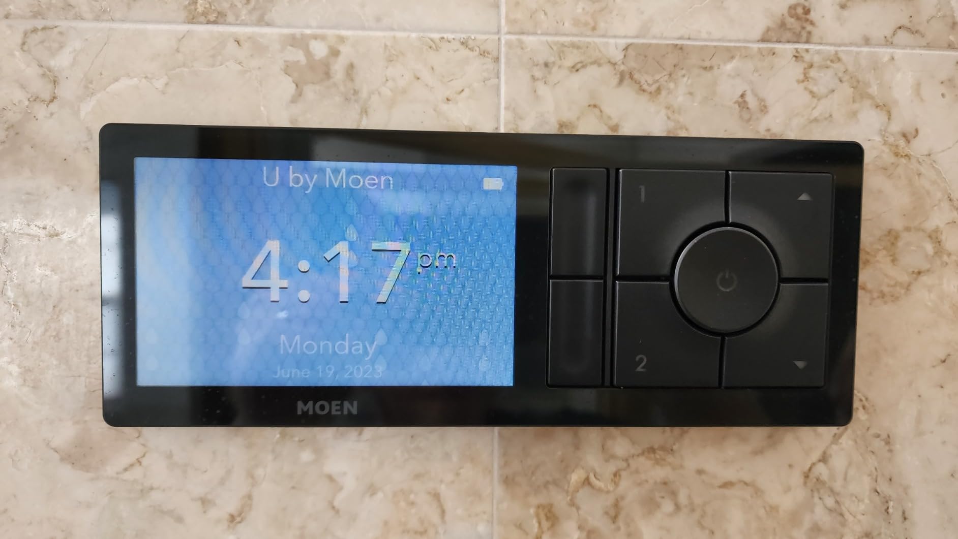 Moen Matte Black Smart Shower 4-Outlet Digital Water Controller for Thermostatic Shower Valve, TS3304BL customer photo 1