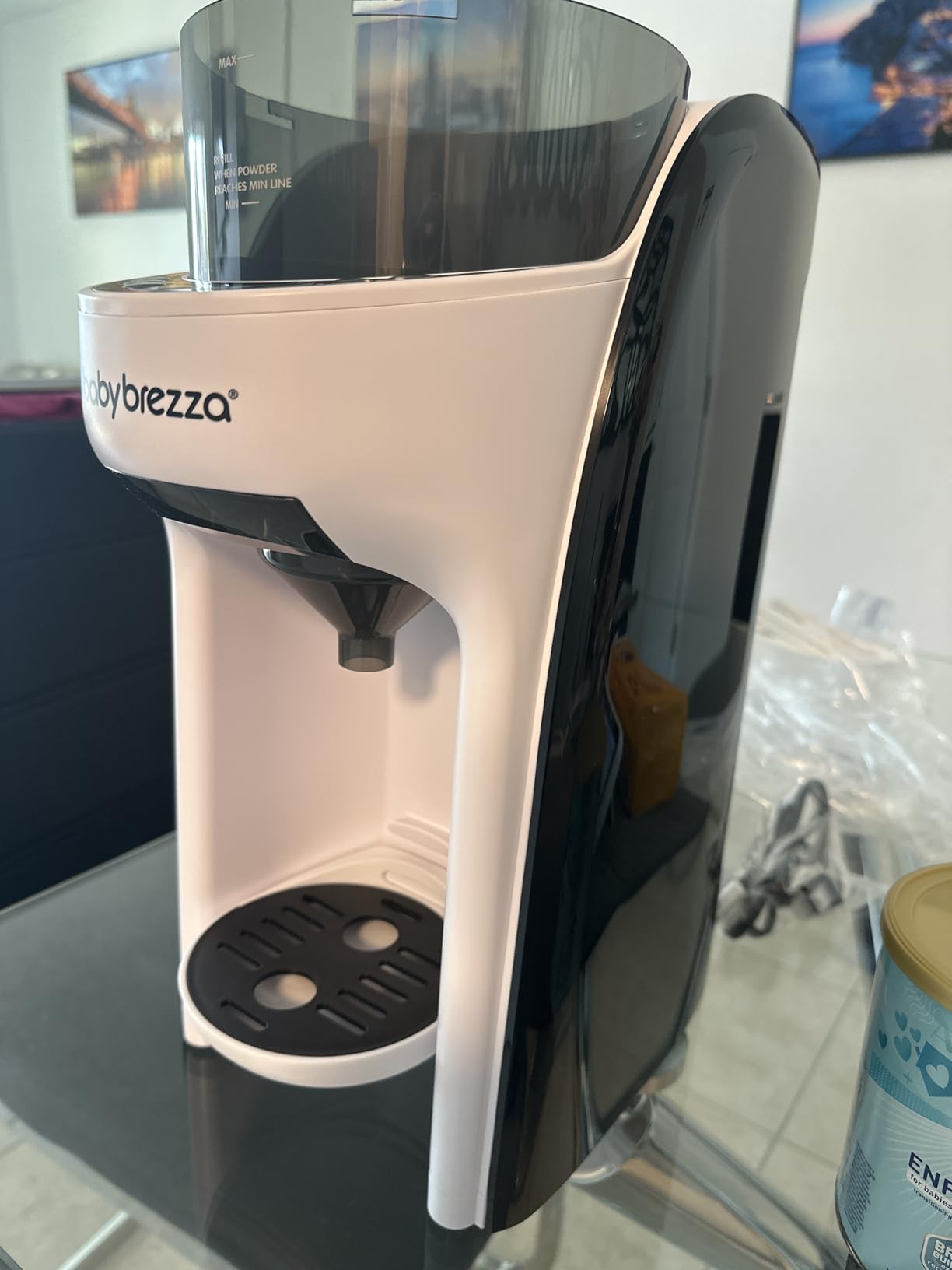 Baby Brezza New and Improved Formula Pro Advanced Formula Dispenser Machine - Automatically Mix a Warm Formula Bottle Instantly - Easily Make Bottle with Automatic Powder Blending, White customer photo 1