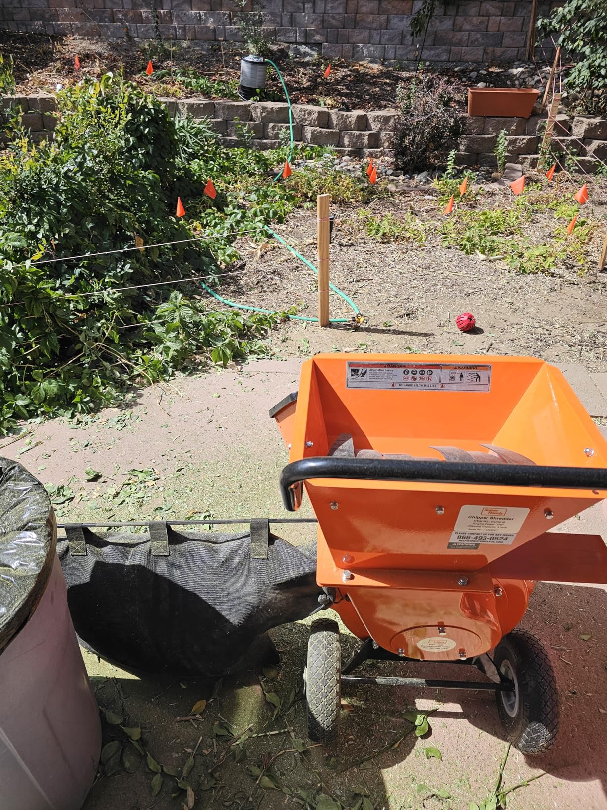 SuperHandy Wood Chipper Shredder Mulcher Ultra Heavy Duty 7HP 3 in 1 Multi-Function 3