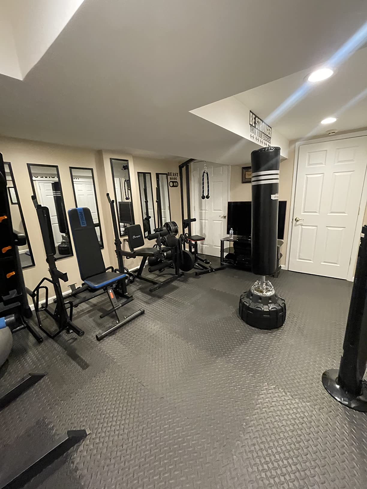 Dripex Freestanding Punching Bag, Heavy Boxing Bag with Stand for Adult Youth - Men Standing Boxing Punch Bag for Home Gym Workout customer photo 1