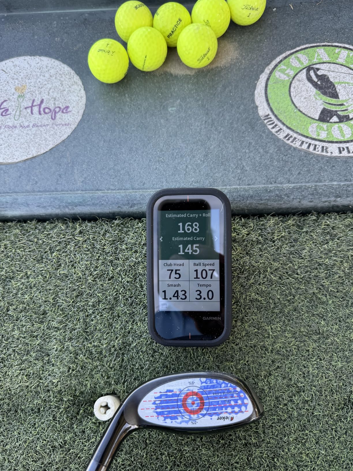 Garmin Approach G80, All-in-One Premium GPS Golf Handheld with Integrated Launch Monitor, 3.5