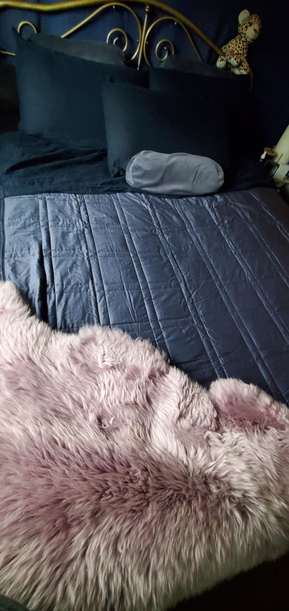 Baloo Weighted Blanket for Adults 15 lb (Pebble White, 60