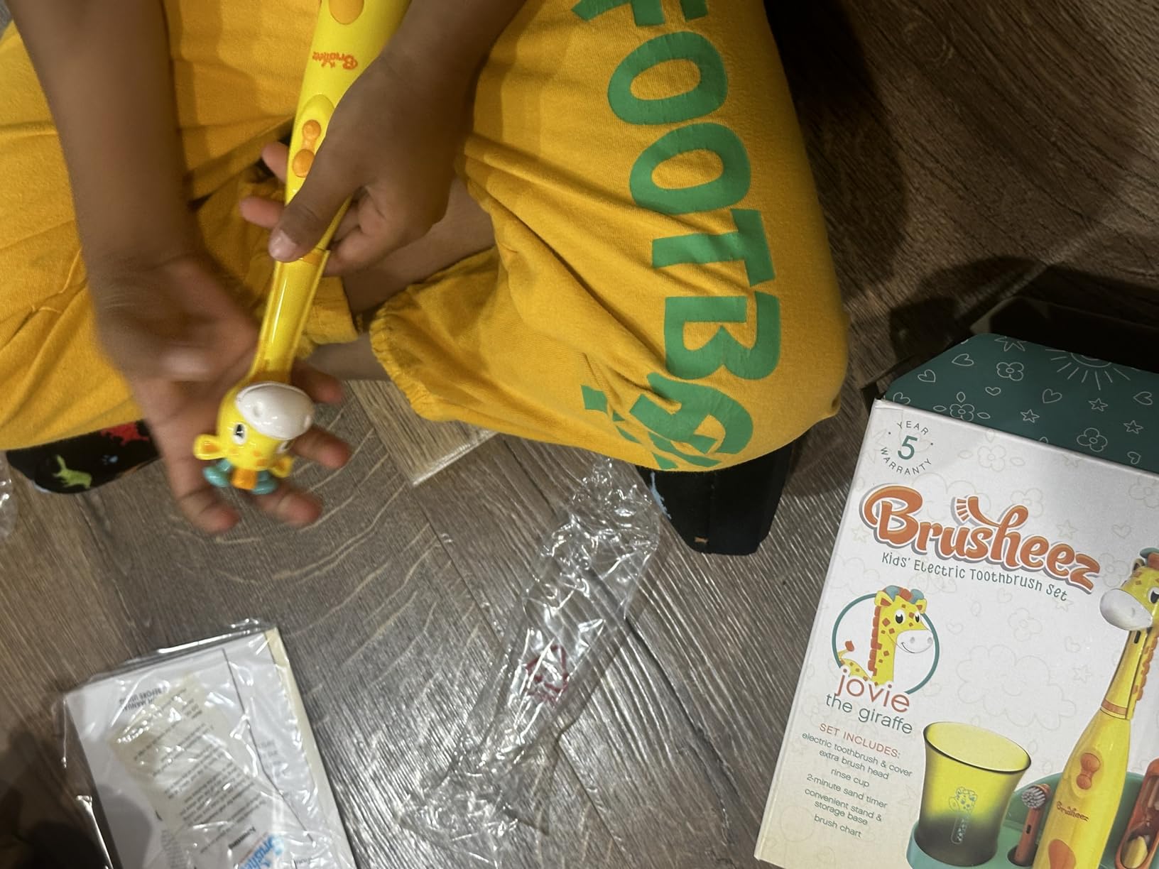 Brusheez Kids' Electric Toothbrush Set - Safe & Effective for Ages 3+ - Parent Tested & Approved with Gentle Bristles, 2 Brush Heads, Rinse Cup, 2-Minute Timer, & Storage Base (Sparkle The Unicorn) customer photo 1