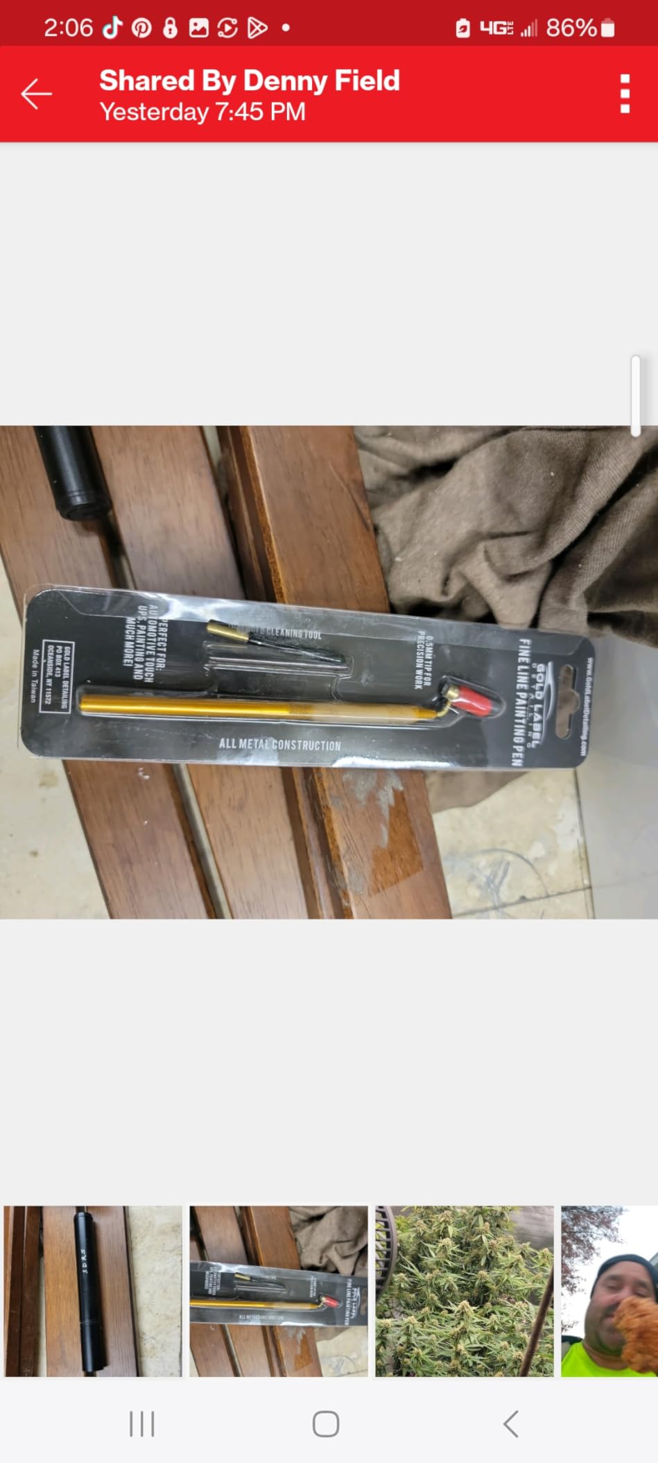 Fine Line Fluid Writer Paint Applicator Pen | Precision Touch Up Paint | Perfect For Rock Chips and Scratch Repair | .5mm Tip Brass Construction customer photo 2