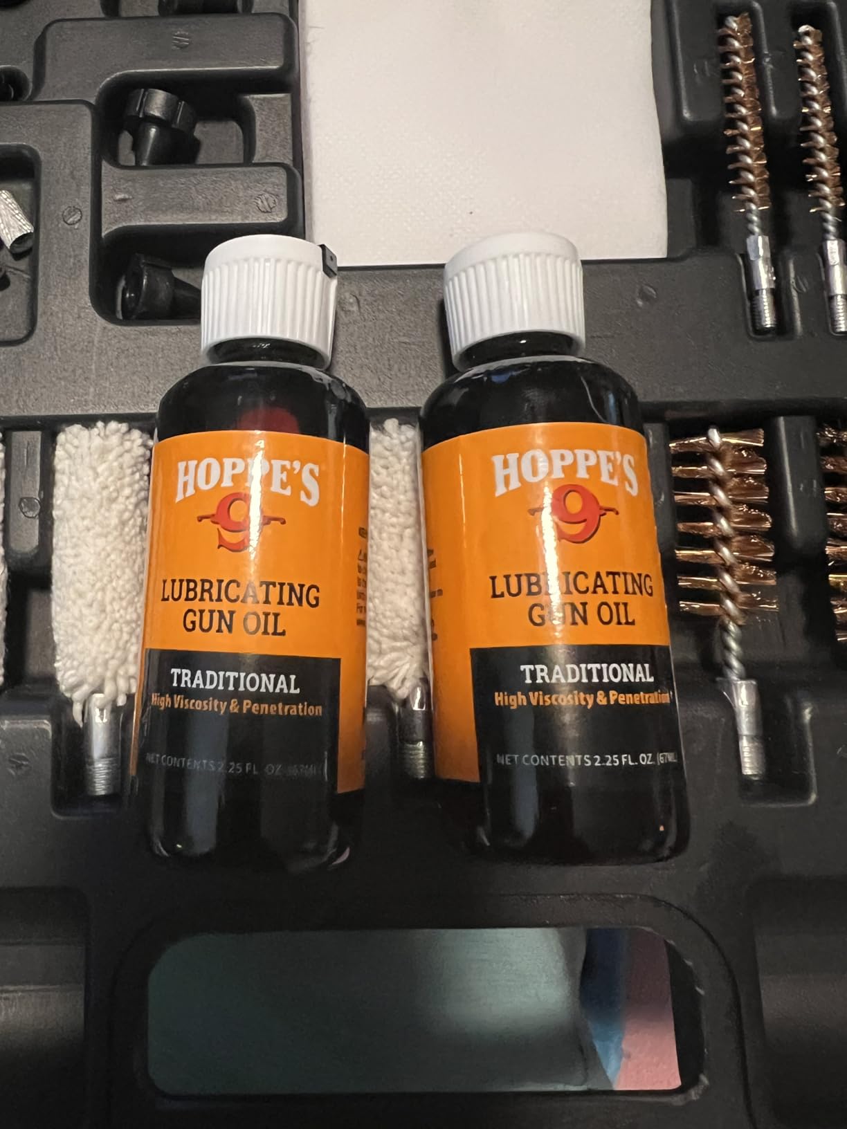 Hoppe's Deluxe Gun Cleaning Kit - 62 Piece Universal Cleaning Kit for Pistols, Rifles, & Shotguns, Includes Oil, Brushes, Rods and More customer photo 1