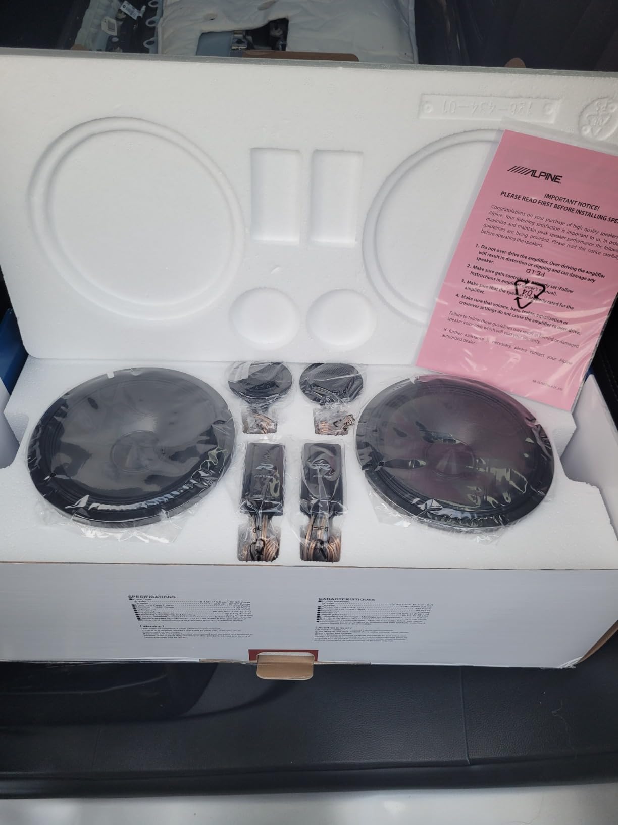 Alpine R-S65C.2 6.5 Inch Component 2-Way Speakers (Pair) customer photo 1
