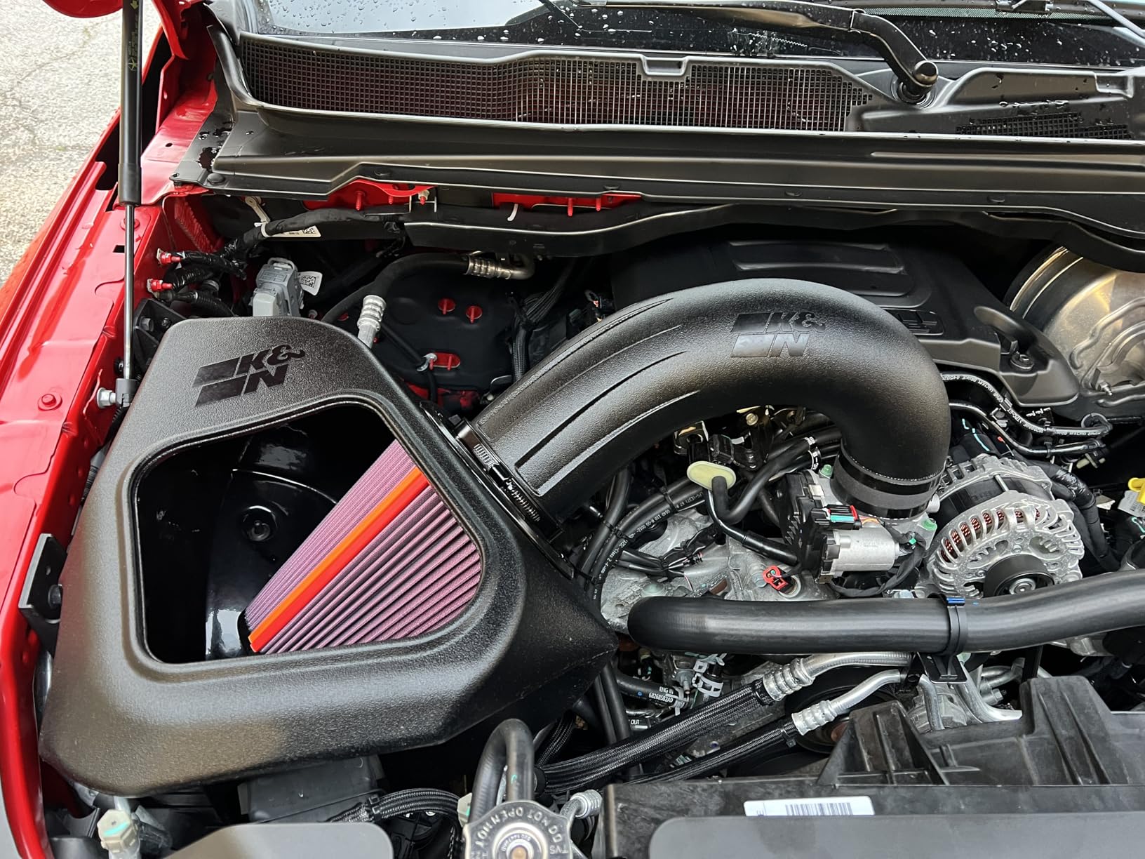 K&N Cold Air Intake System: High-Flow Air Filter, Increase Performance & Towing: Compatible with 2019-2024 RAM 1500, 77-1578KP customer photo 1