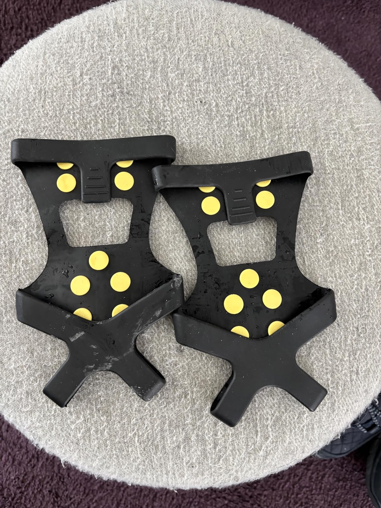 Aliglow Ice Snow Grips Over Shoe/Boot Traction Cleat Spikes Anti Slip Footwear customer photo 2