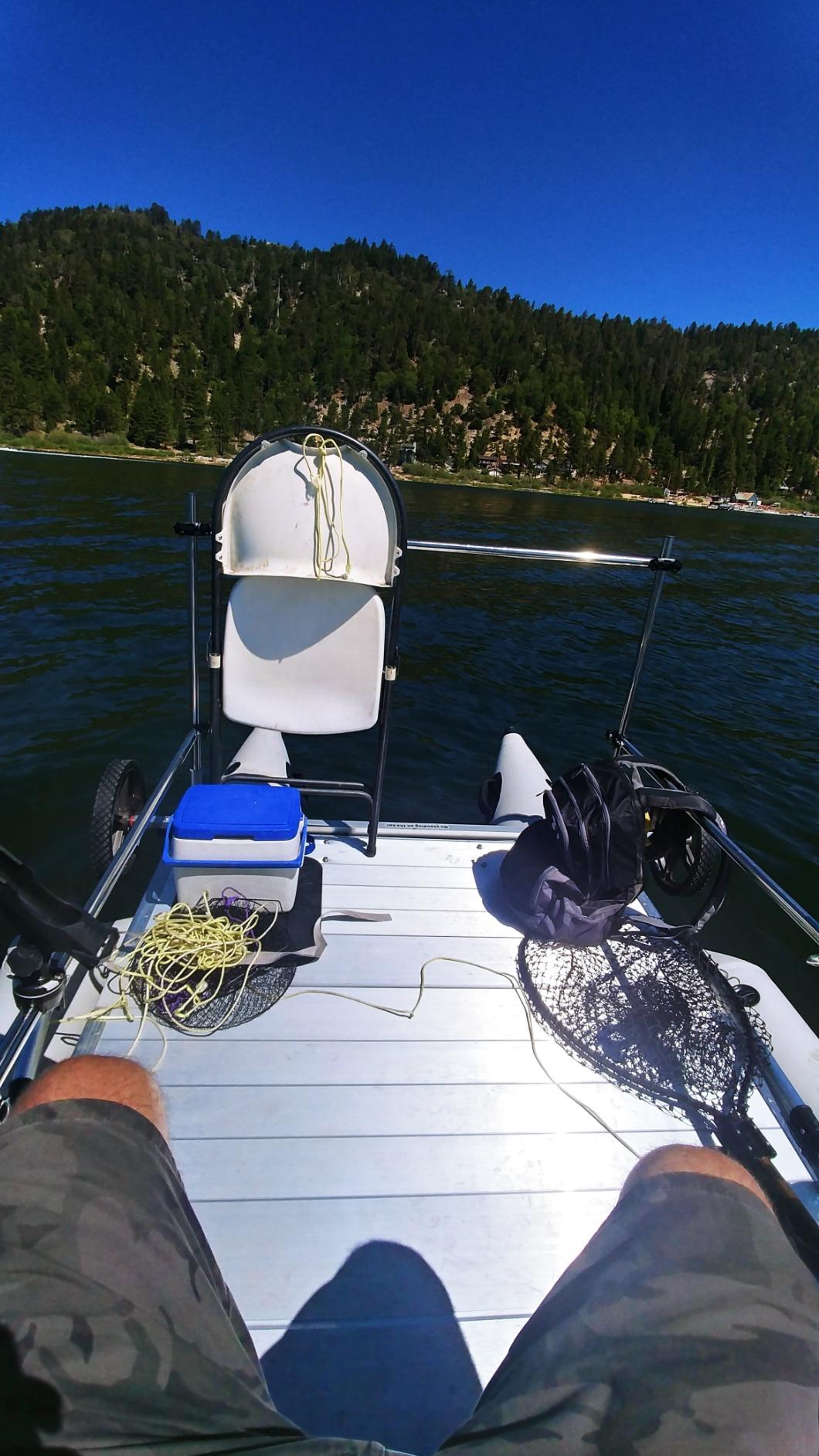 AQUOS 11.5ft / 12.5ft Heavy-Duty for Two Series Inflatable Pontoon Boat with Stainless Steel Guard Bar customer photo 1