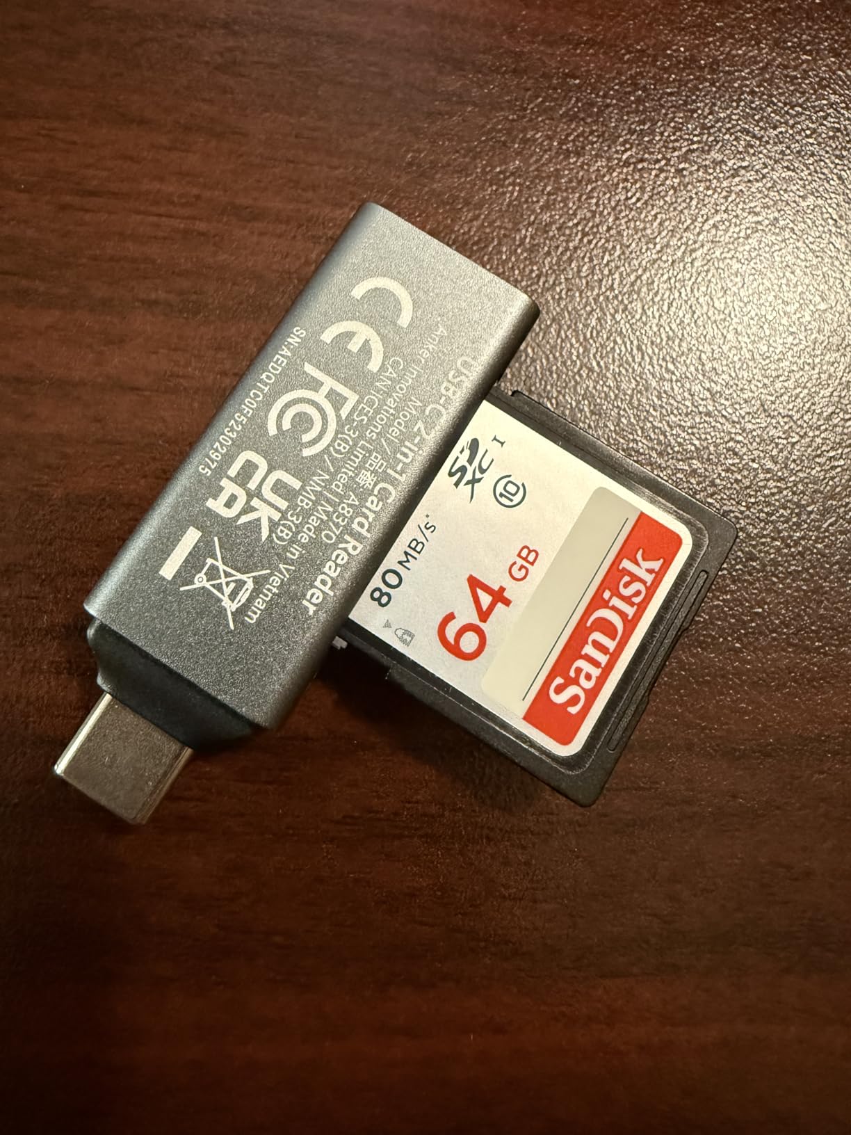 Anker SD Card Reader, 2-in-1 USB C Memory Card Reader for Digital Camera SD Card Viewer with Dual Slot for SDXC, SDHC, SD, MMC, RS-MMC, Micro SDXC,MicroSD, Micro SDHC Card, and UHS-I Cards customer photo 1