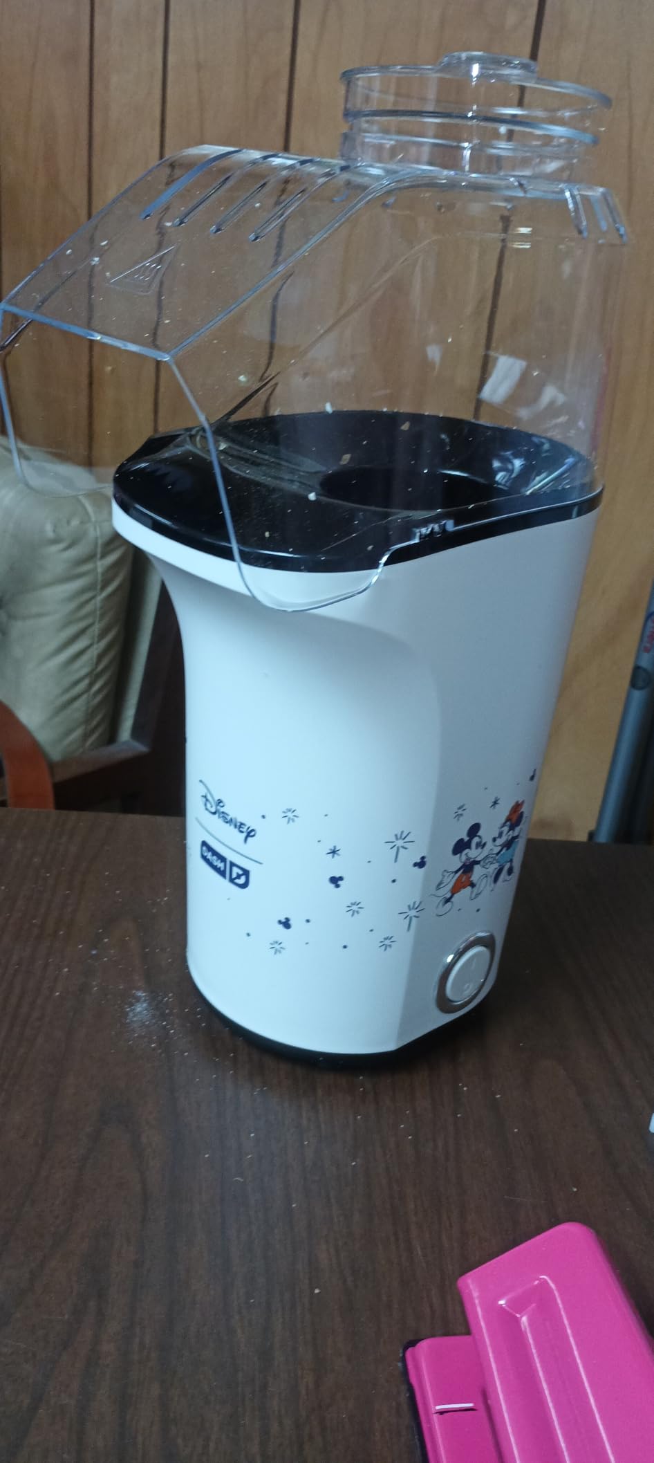 DASH Fresh Pop Popcorn Maker - Oil-Free, Air Popcorn Popper - With Measuring Cup & Recipe Guide - Perfect for Movie Nights - 16 Cups, Red customer photo 2