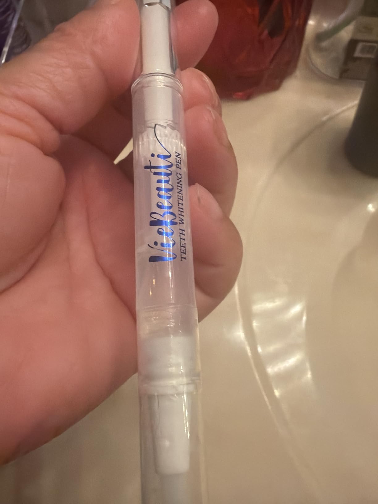 VieBeauti Teeth Whitening Pen (3 Pcs), 30+ Uses, Effective, Painless, No Sensitivity, Travel-Friendly, Easy to Use, Beautiful White Smile, Mint Flavor customer photo 1