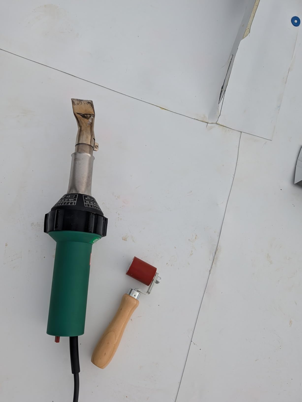 110V Hot Air Gun Welding Torch 1600W Heat Gun Plastic Welder Roofing Welder Kits customer photo 2