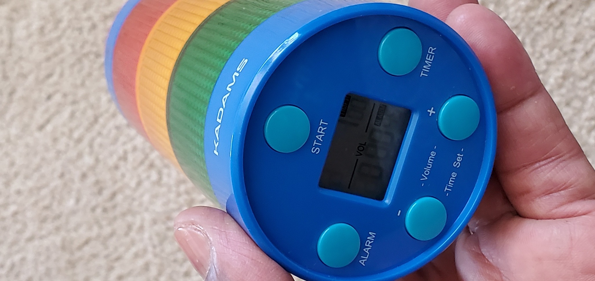 KADAMS Visual Timer for Kids with Audio Pre-Alarm - Traffic Light Alarm for Kids Toddler Teachers Classroom Home Time Management Tool 24hr Countdown Pause Memory Function customer photo 1