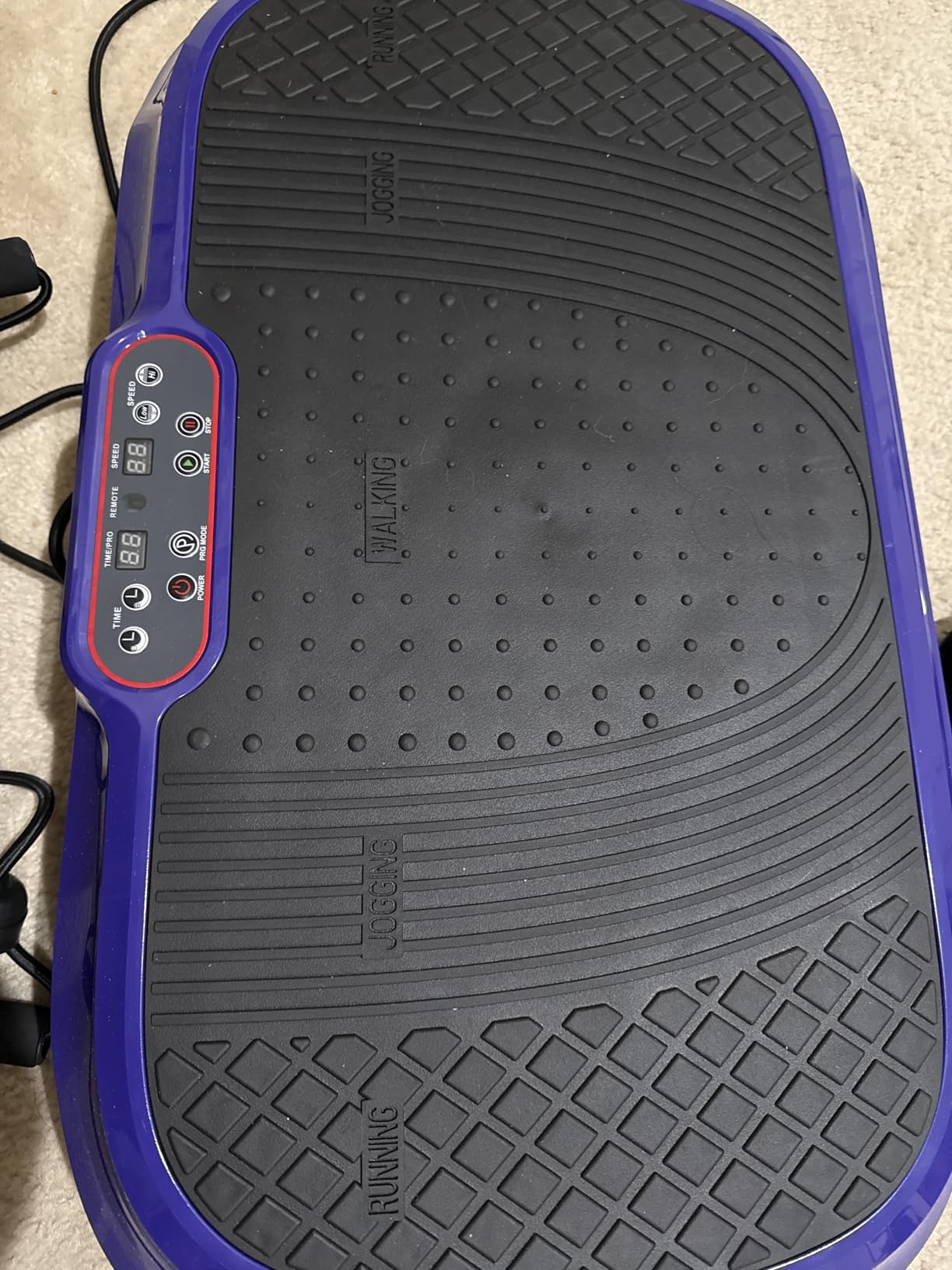 Lifepro Waver Vibration Plate Exercise Machine for Lymphatic Drainage, Muscle Activation, Full-Body Workout Vibrating Platform with Loop Bands, Fitness Equipment for Strength Toning & Fat Loss customer photo 2