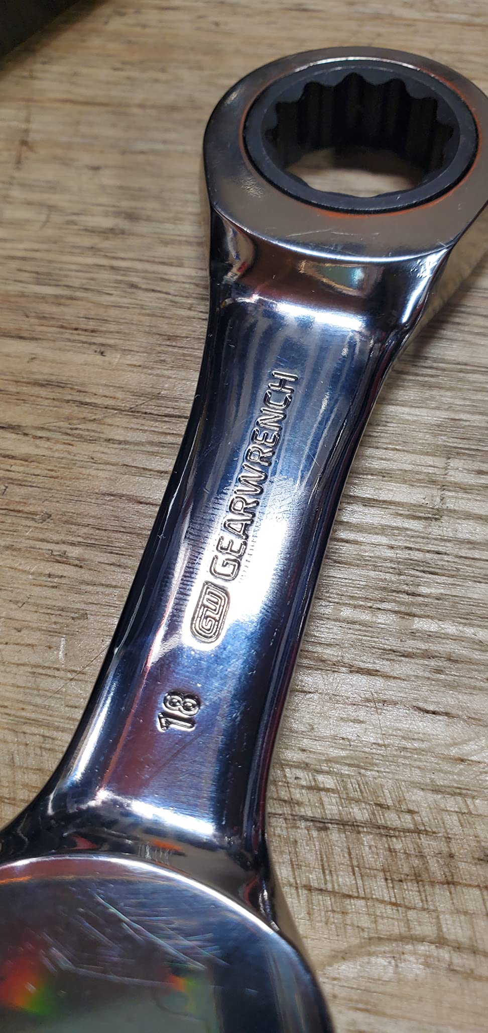 GEARWRENCH 14 Pc. 12 Point Stubby Ratcheting SAE/Metric Combination Wrench Set - 85206 customer photo 2