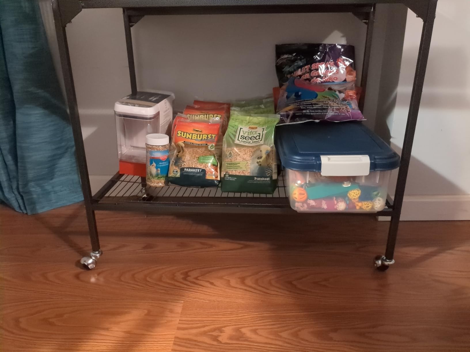 Yaheetech 63-Inch Wrought Iron Construction Rabbit Ferret Chinchilla Adult Rat Sugar Glider Guinea Pig Small Pet Animal Cage with Detachable Stand customer photo 2