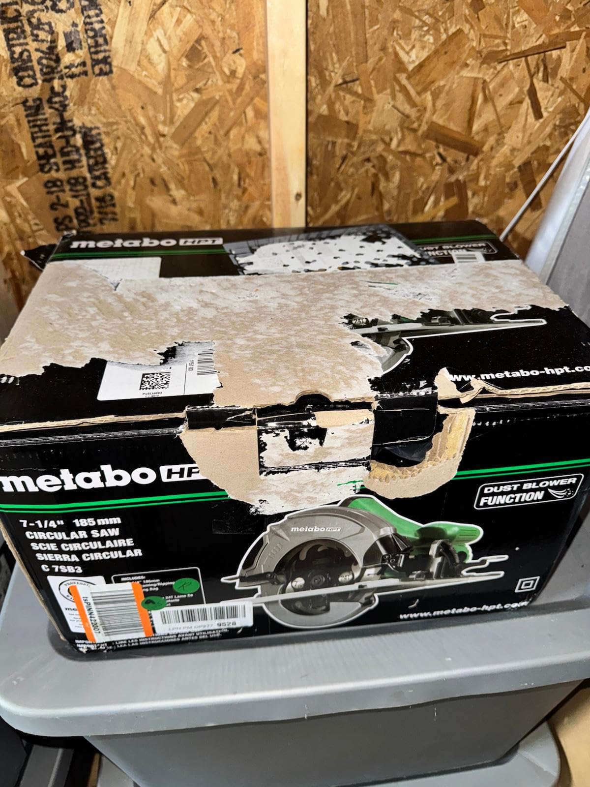 Metabo HPT 7-1/4-Inch Circular Saw Kit | 6,000 Rpm, 15-Amp Motor (C7SB3) customer photo 2