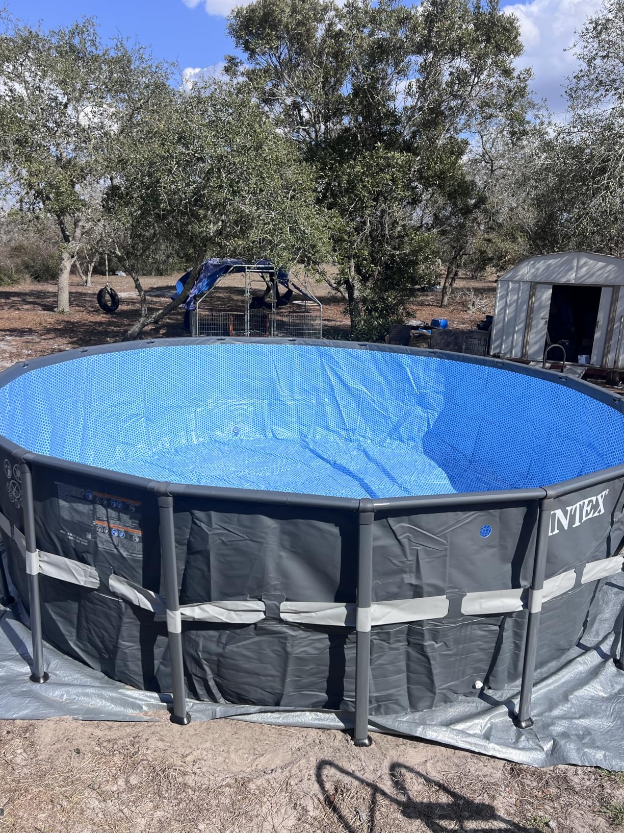 INTEX 26329EH Ultra XTR 18ft x 52in Above Ground Swimming Pool Set with Sand Filter Pump and Cleaning Maintenance Kit customer photo 1