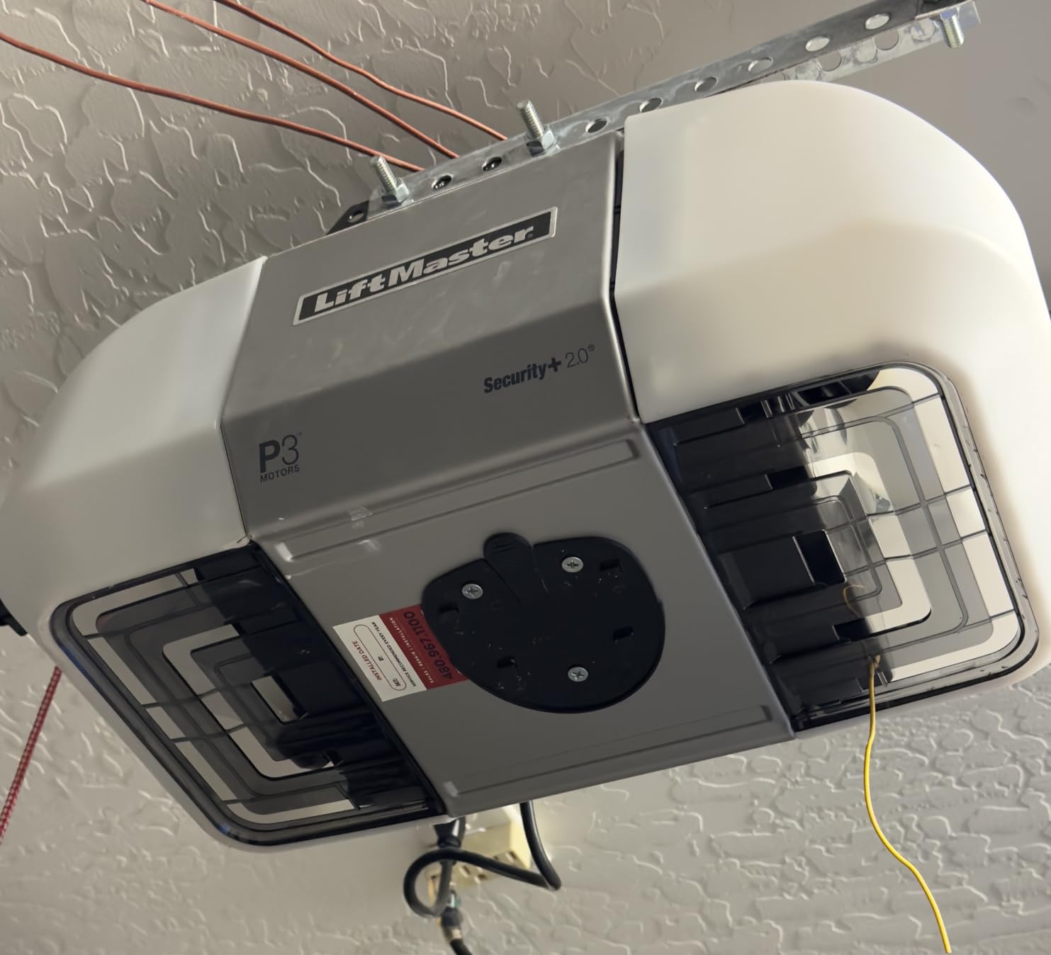 Fosmon, Wider Angle Upgrade, Dual Laser Garage Parking Assist Guide System, 360-degree Adjustable Parking Sensor with AC Adapter and Battery Backup for Car/Automotive customer photo 1