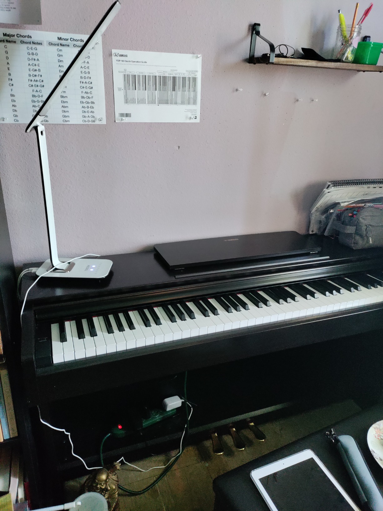 Yamaha YDP103 Arius Series Piano with Bench, Black Walnut customer photo 1