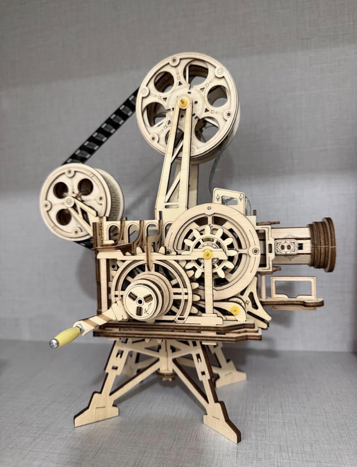 ROKR 3D Wooden Puzzles Vitascope for Adults - Model Building Kits Mechanical Construction for Adults to Build, Educational Brain Teaser DIY Crafts Kits, Halloween Collection Gifts for Men (Vitascope) customer photo 2