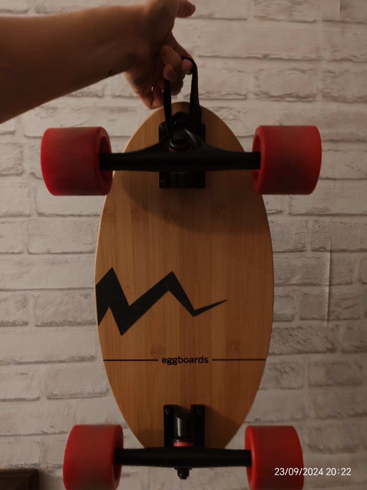 Eggboards Mini Longboard The Original. Portable Bamboo Cruiser Skateboards for Adults. Easy to Carry, Smooth to Ride. for Beginner & Experienced Riders. Long Board Complete Egg Skateboard customer photo 2