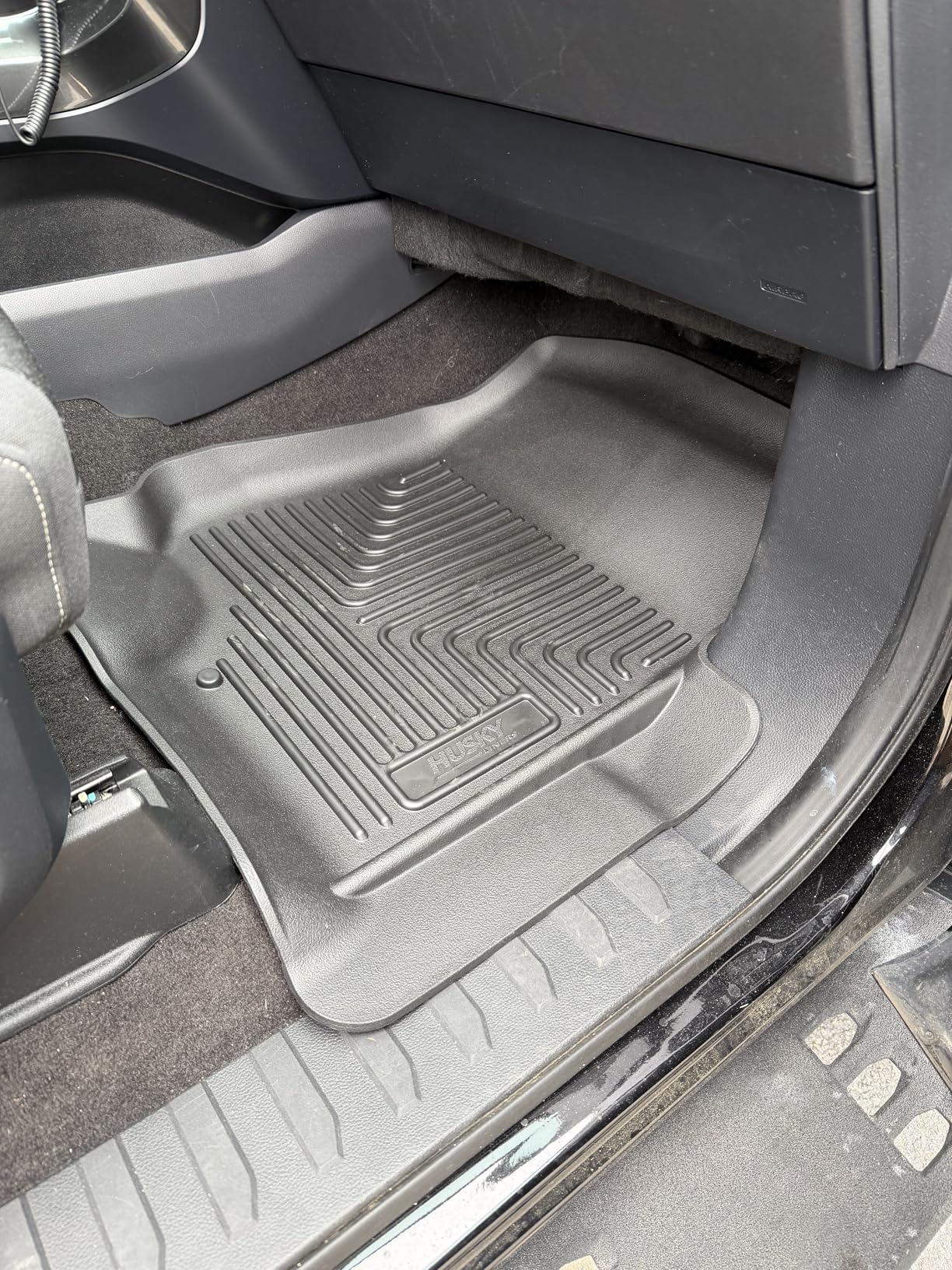 Husky Liners Weatherbeater Floor Mats | Fits 2015-2026 Ford F-150, 2022-2025 Lightning, SuperCrew (Crew Cab) w/Carpet & w/Out Fold Flat Storage | Front & 2nd Row, 3-pc Black customer photo 2