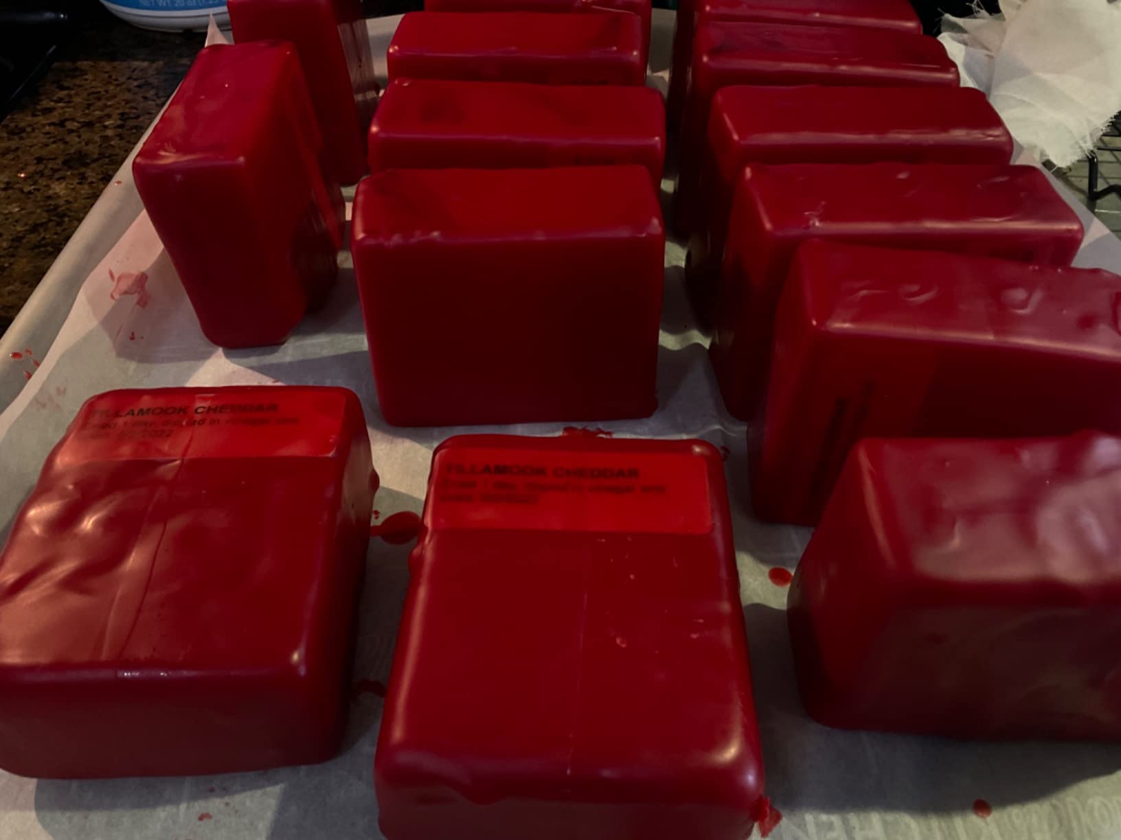 Blended Waxes, Inc. Cheese Wax Block for Cheesemaking, Premium Food Grade Wax for Preserving a Variety of Cheese Types, Red, 2 Blocks customer photo 2