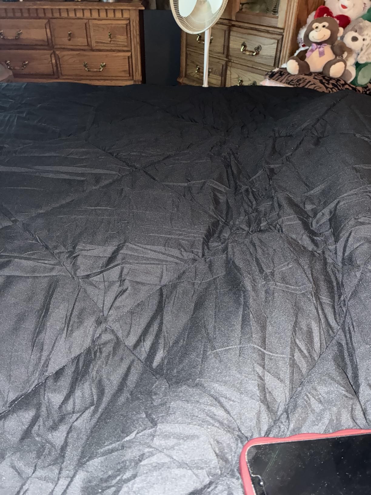 Queen Comforter Set - 7 Pieces Reversible Grey Bedding, GentleSoft Queen Size Bed Set, Bed in a Bag with Warm Down Alternative Comforter, Sheets, Pillowcases & Shams customer photo 1