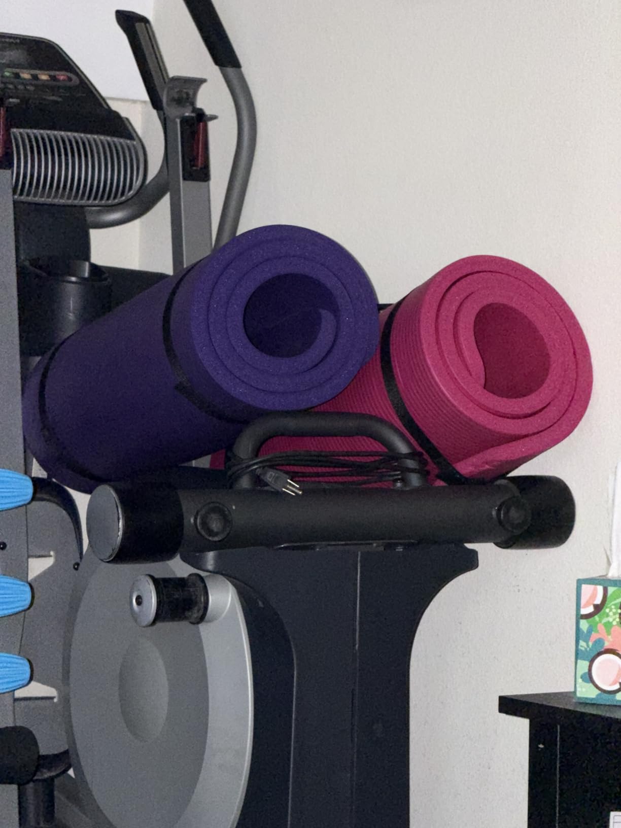 BalanceFrom 71x24 Inches Extra Thick Yoga Mat 1-Inch High-Density Foam with Carrying Strap customer photo 1