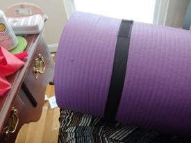 BalanceFrom 71x24 Inches Extra Thick Yoga Mat 1-Inch High-Density Foam with Carrying Strap customer photo 2