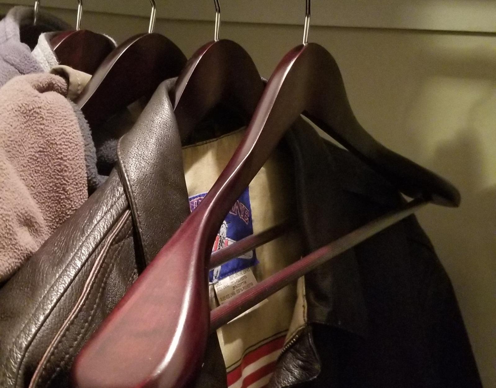 Nature Smile Luxury Mahogany Wooden Suit Hangers - 6 Pack - Wood Coat Hangers,Jacket Outerwear Shirt Hangers,Glossy Finish with Extra-Wide Shoulder, 360 Degree Swivel Hooks & Anti-Slip Bar with Screw customer photo 2