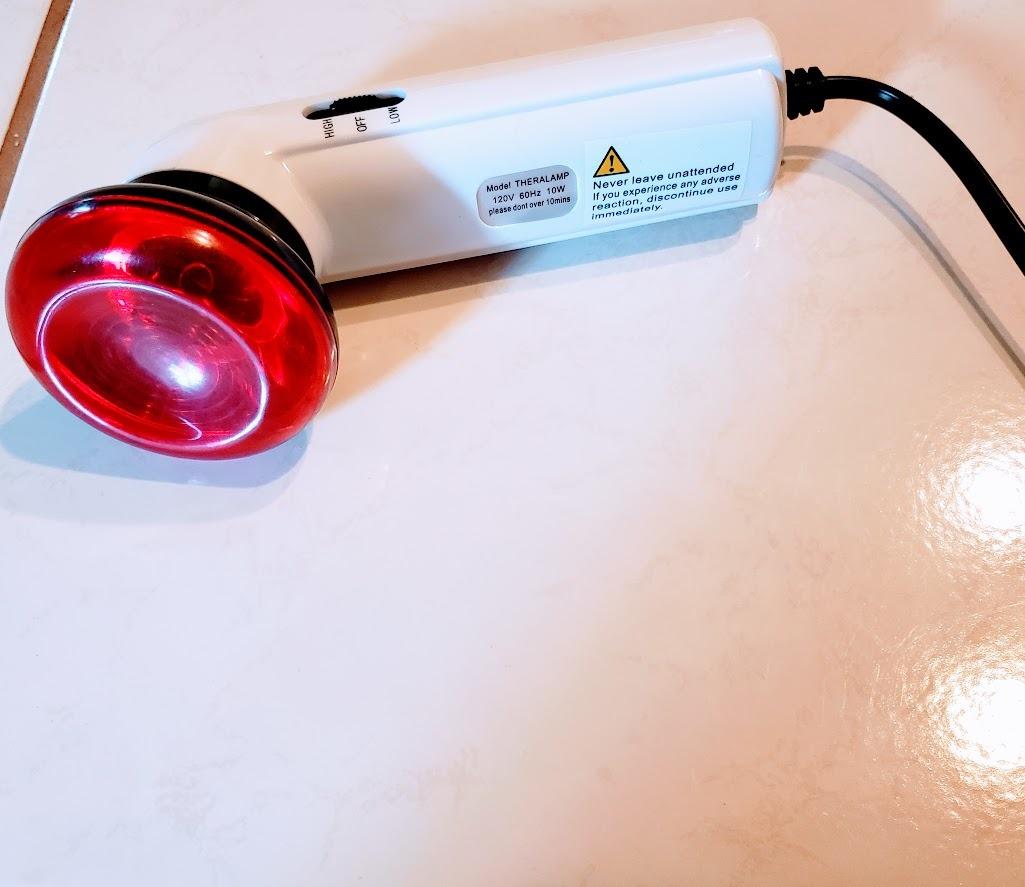 M PAIN MANAGEMENT TECHNOLOGIES Red Light Therapy Infrared Heating Wand by Theralamp - Handheld Heat Lamp Includes Replacement Bulb - Provides Muscle Pain Relief and Increased Blood Circulation customer photo 2