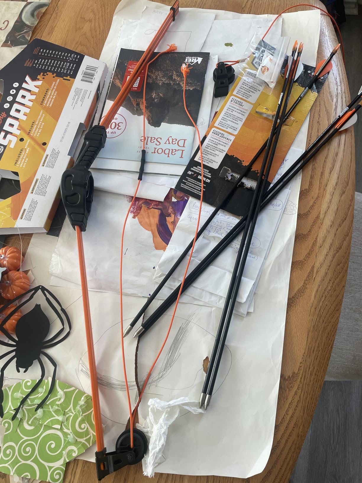 Bear Archery Spark Youth Bow Set, Recommended for Ages 5 to 10, Ambidextrous, Includes 2 Arrows, Armguard, Quiver customer photo 1