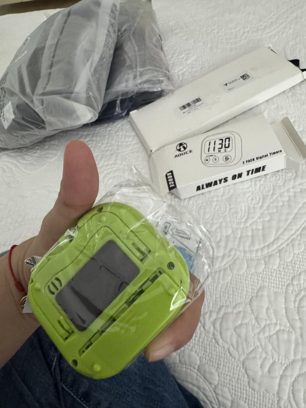 Classroom Timers for Teachers Kids Large Magnetic Digital Timer Teacher Supplies 2 Pack-Blue Green customer photo 1