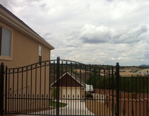 ALEKO 18x6 Paris Dual Swing Driveway Gate, Anti-Rust Galvanized Steel, Outdoor Fence Security Barrier - DG18PARD customer photo 2