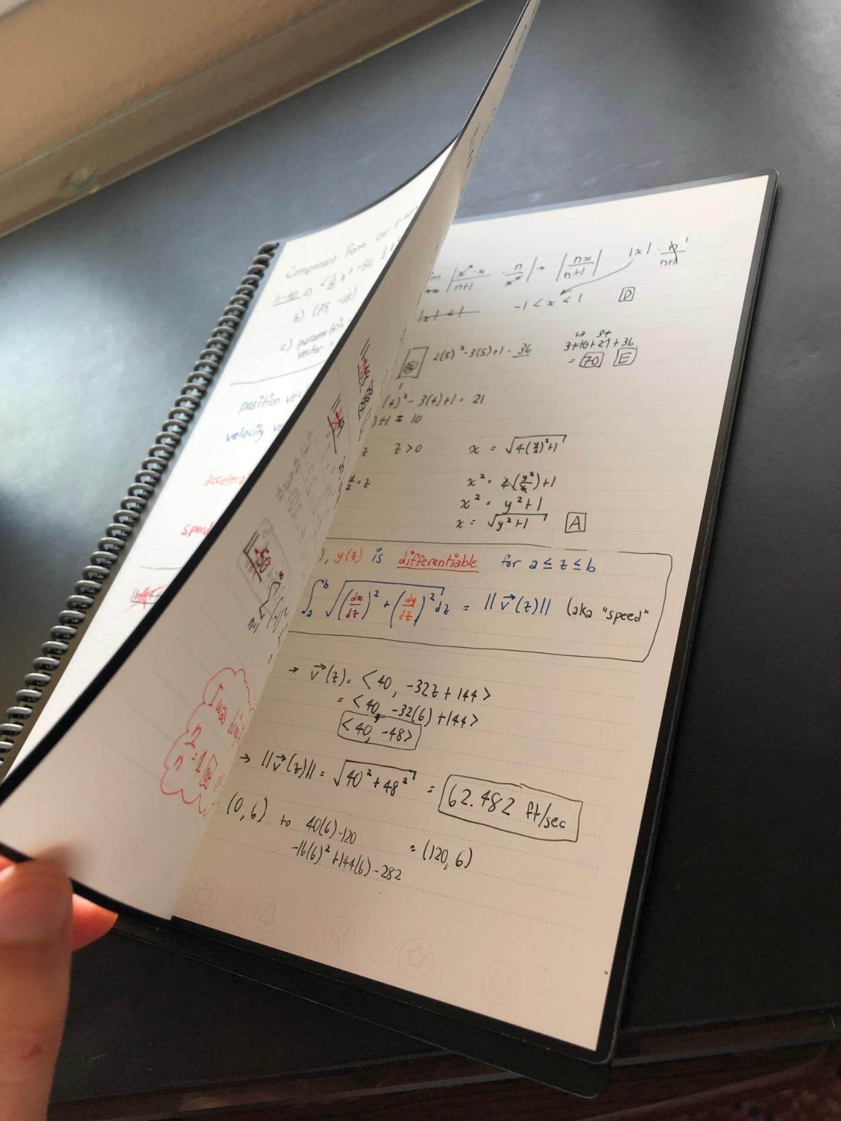 Rocketbook Fusion Hybrid Reusable Planner and Notebook in One, Additional Blank Pages, Goal and Project Tracker, Undated Planner, Letter Size 8.5x11, Black (Pack of 1) customer photo 2