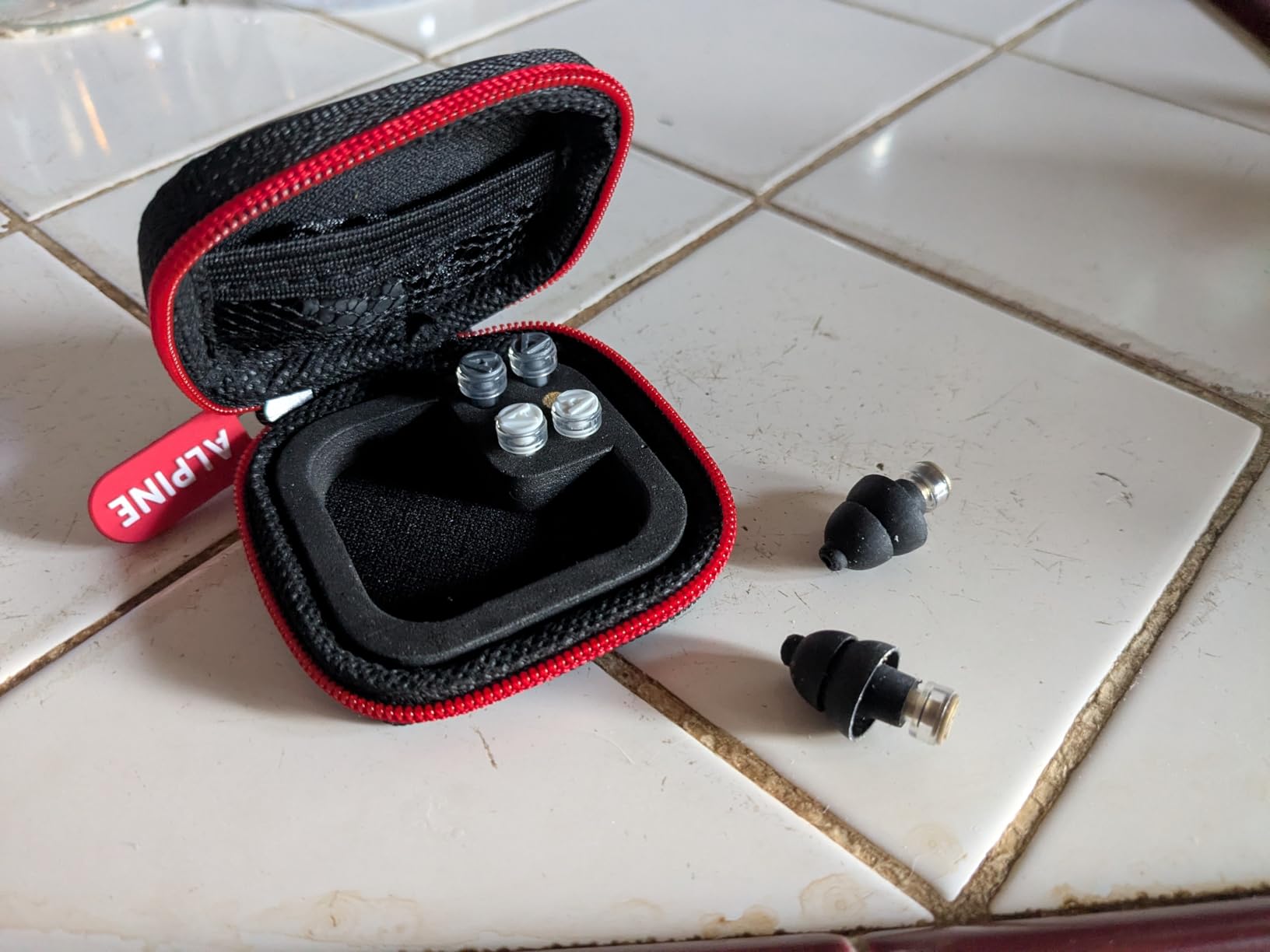 Alpine MusicSafe Pro - High Fidelity Earplugs for Musicians - 3 Interchangeable Premium Filter Sets: 16, 19 & 22 dB - Professional Musician Hearing Protection - Transparent customer photo 1