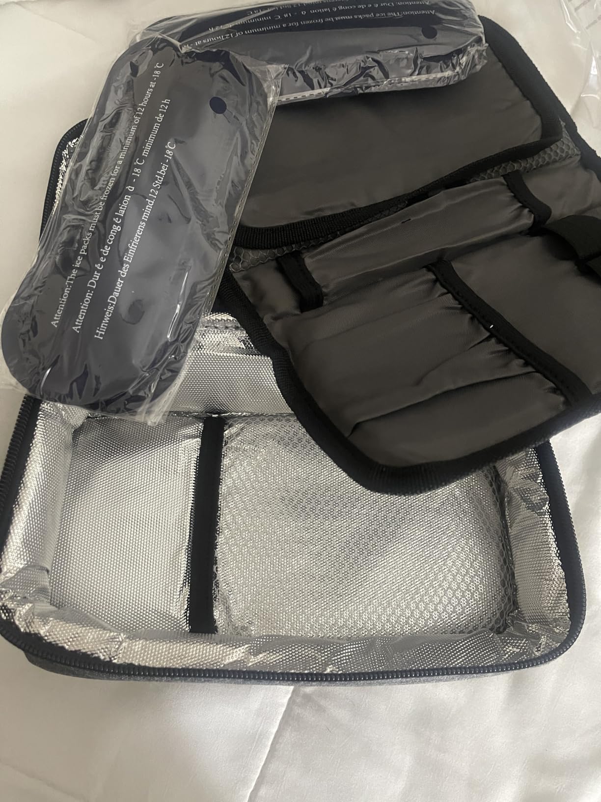 ALLCAMP Insulin Cooler Travel Case TSA Approved, Diabetic Medication Cooler Bag with 4 Ice Packs & Multi-Layer Storage, Portable Medical Cooler with Insulation Liner customer photo 2