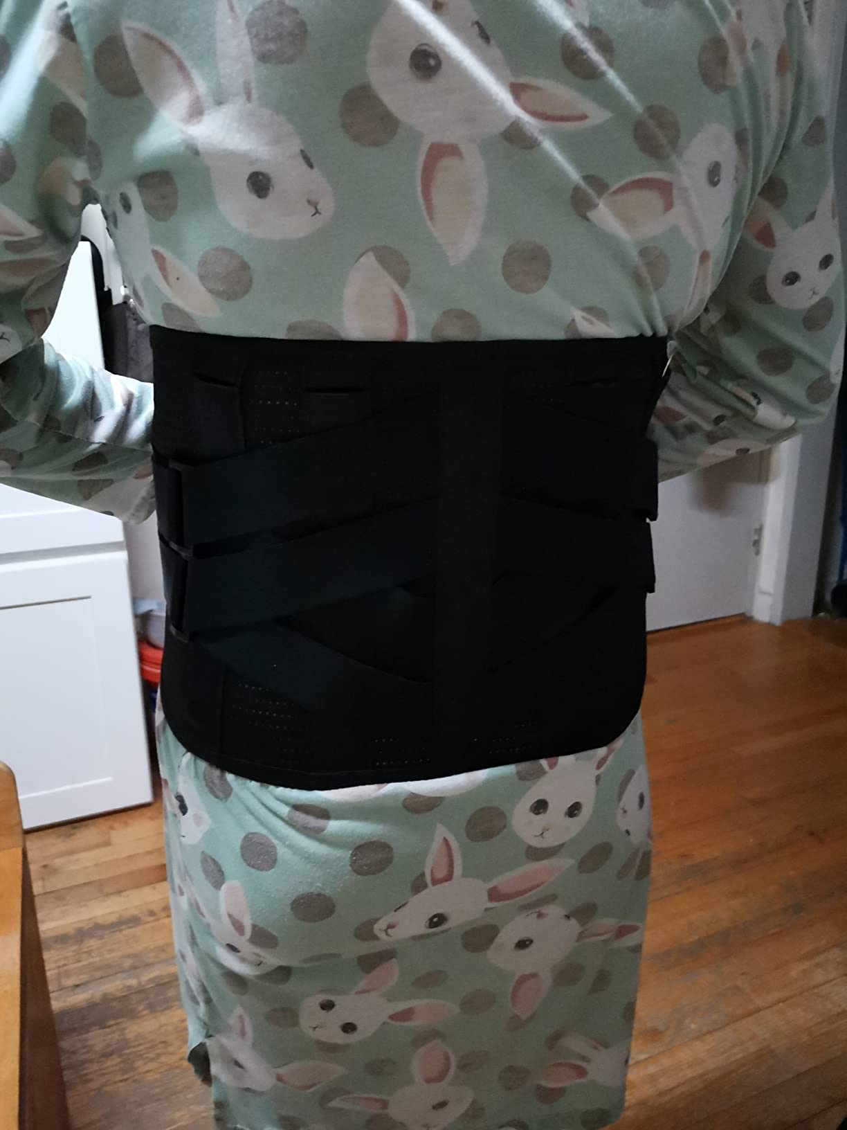 Decompression Belt - Inflatable Spinal Traction Brace for Lumbar Support and Lower Back Pain, Back Reliever for Men and Women, Navy Blue (29-49 Inch Waist) customer photo 1