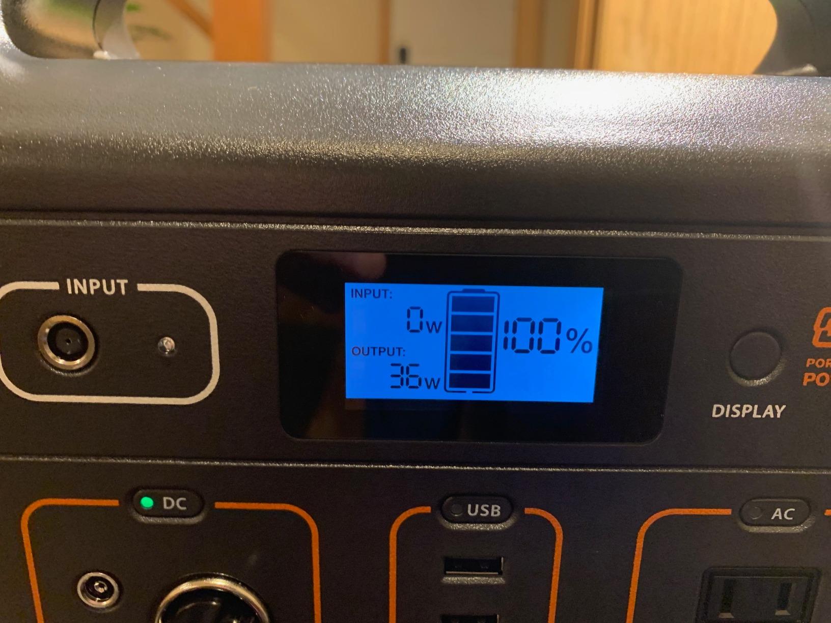 Portable Power Station Explorer 500, 518Wh Outdoor Solar Generator Mobile Lithium Battery Pack with 110V/500W AC Outlet for Home Use, Emergency Backup, Road Trip Camping (Solar Panel Optional) customer photo 1