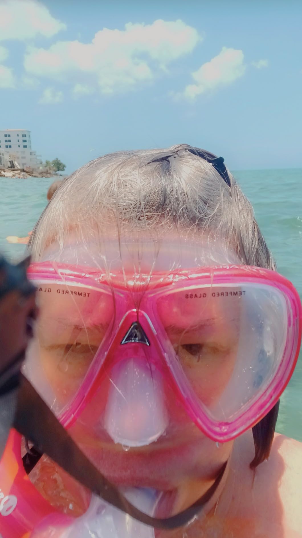 Cressi Adult Snorkel Set (Mask, Dry Snorkel, Adjustable Fins) - Light for Travel - Ocean Set: Designed in Italy customer photo 2