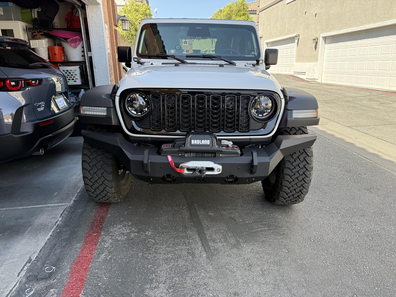 Rugged Ridge HD Bumper, Front for Jeep Wrangler/Gladiator | Full-Width, Steel, Black | 11540.31 | Fits 2007-2025 Jeep Wrangler JK/JL; 2020-2025 Jeep Gladiator JT customer photo 1