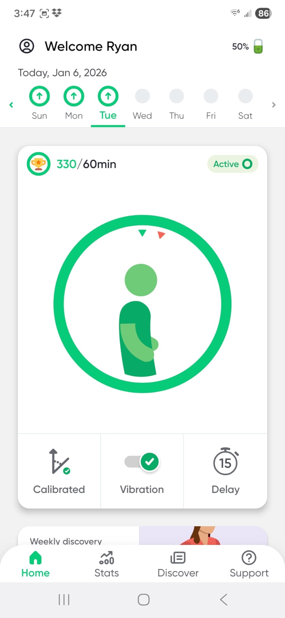 Upright GO 2 Premium | Posture Corrector Trainer & Tracker for Women & Men with Smart App customer photo 1