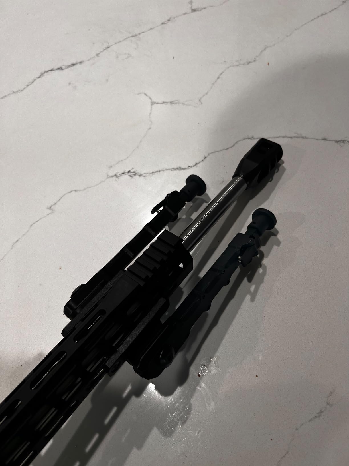 MidTen 7.5-9 Inches Rifle Bipod Adjustable Compatible with M-Rail Bipod for Rifle for Outdoor, Range, Hunting and Shooting Bipod for M-Rails customer photo 1